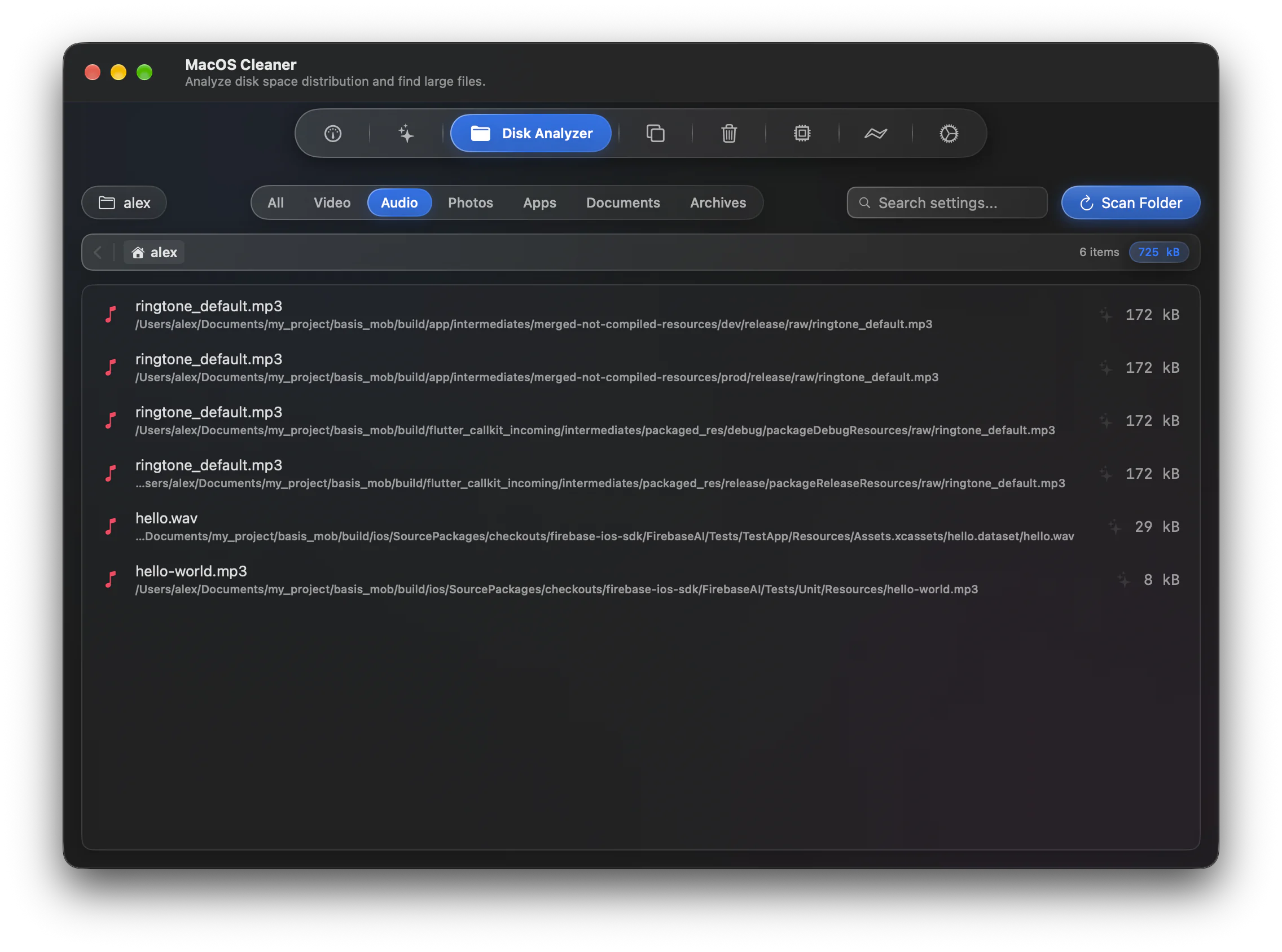 Disk Space Analyzer